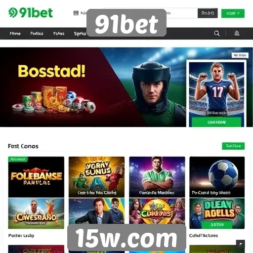 Opcões de jogos disponíveis na 91bet