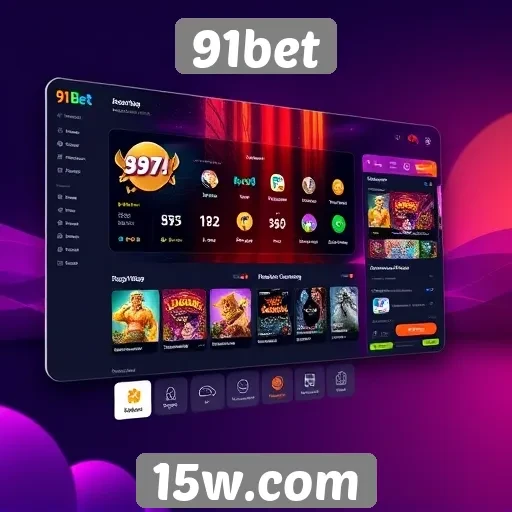Interface e usabilidade da plataforma 91bet