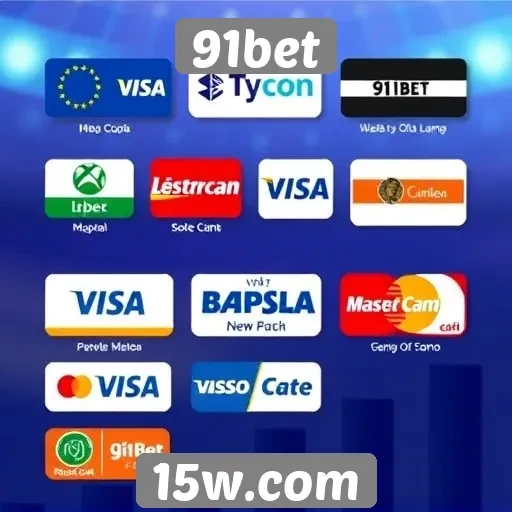 Explorando os métodos de pagamento do 91bet