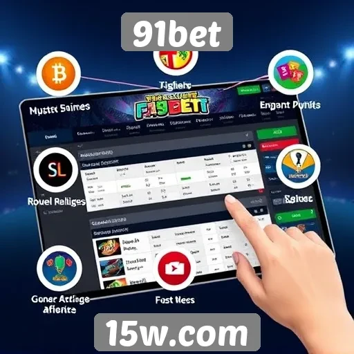 Características da interface do usuário do 91bet